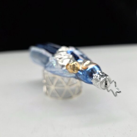 Inge Glas Madona With Child Glass Christmas Ornament Germany 5" - Picture 6 of 6